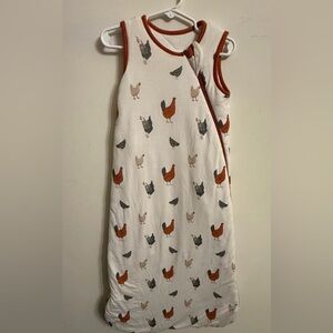 Kyte BABY Kids Pajamas Sleep Sack chickens 2.5 tog